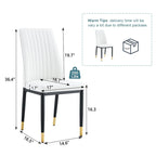 Ensemble de 4 chaises de salle à manger