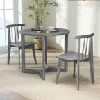 Costway Table à Manger en Bois 36 Pouces pour 2 à 4 Personnes, Forme Ailée - Voir Détails
