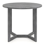 Costway Table à Manger en Bois 36 Pouces pour 2 à 4 Personnes, Forme Ailée - Voir Détails