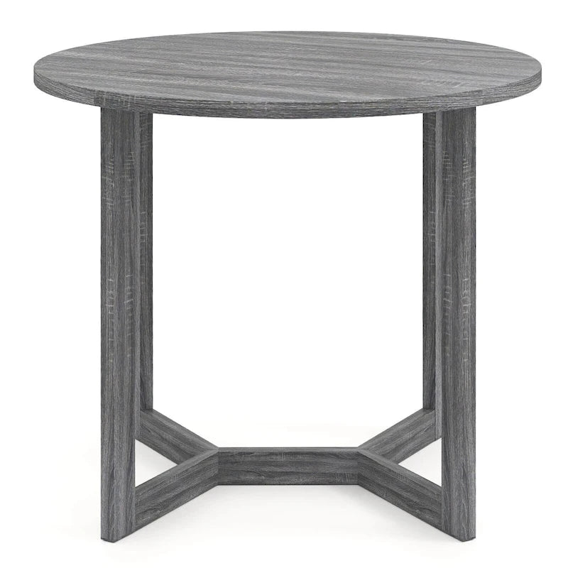 Costway Table à Manger en Bois 36 Pouces pour 2 à 4 Personnes, Forme Ailée - Voir Détails