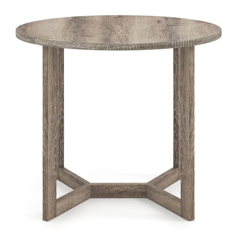 Costway Table à Manger en Bois 36 Pouces pour 2 à 4 Personnes, Forme Ailée - Voir Détails