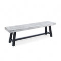 Banc de pique-nique en bois d'acacia rectangulaire Jubilee Farmhouse de Christopher Knight Home