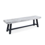 Banc de pique-nique en bois d'acacia rectangulaire Jubilee Farmhouse de Christopher Knight Home