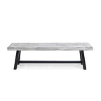Banc de pique-nique en bois d'acacia rectangulaire Jubilee Farmhouse de Christopher Knight Home