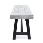Banc de pique-nique en bois d'acacia rectangulaire Jubilee Farmhouse de Christopher Knight Home