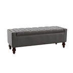 Banc de rangement capitonné classique Felix