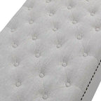 Banc de rangement capitonné classique Felix