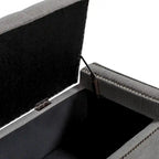 Banc de rangement capitonné classique Felix