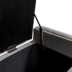 Banc de rangement capitonné classique Felix