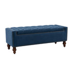 Banc de rangement capitonné classique Felix