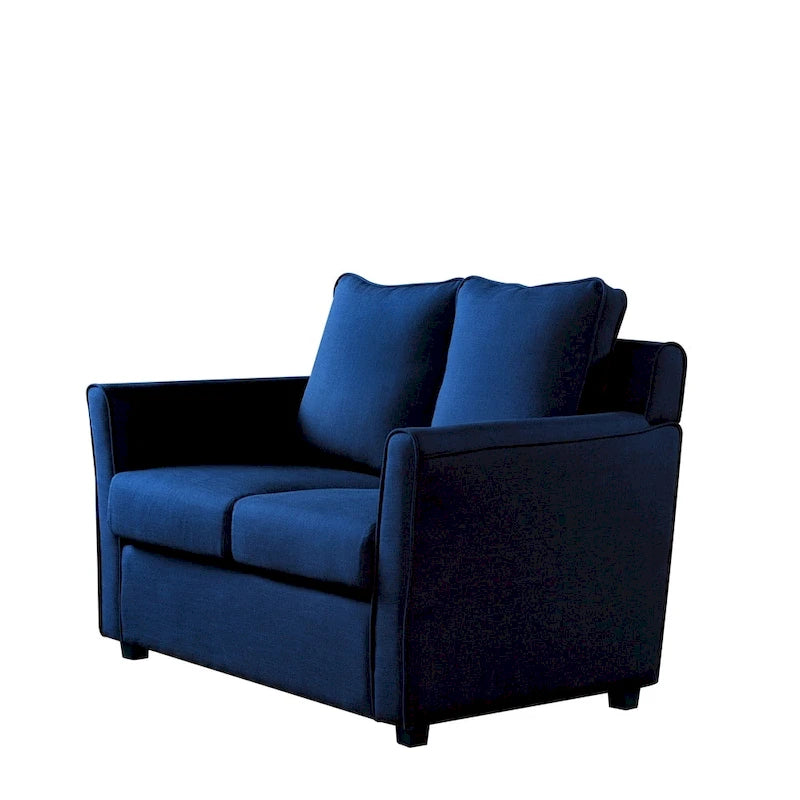Causeuse contemporaine rembourrée à accoudoirs évasés Golt par Furniture of America