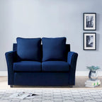 Causeuse contemporaine rembourrée à accoudoirs évasés Golt par Furniture of America
