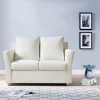 Causeuse contemporaine rembourrée à accoudoirs évasés Golt par Furniture of America