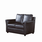 Causeuse contemporaine rembourrée à accoudoirs évasés Golt par Furniture of America
