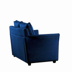 Causeuse contemporaine rembourrée à accoudoirs évasés Golt par Furniture of America