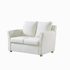 Causeuse contemporaine rembourrée à accoudoirs évasés Golt par Furniture of America