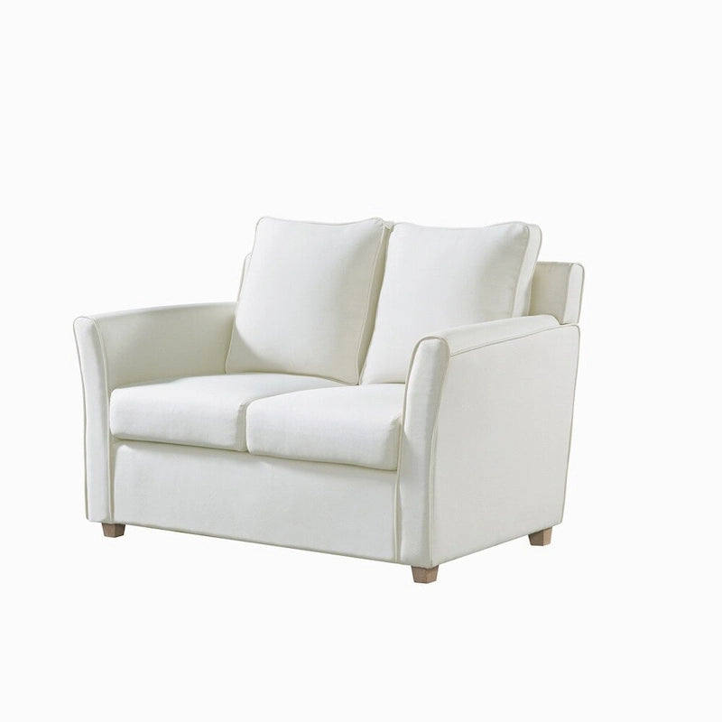 Causeuse contemporaine rembourrée à accoudoirs évasés Golt par Furniture of America