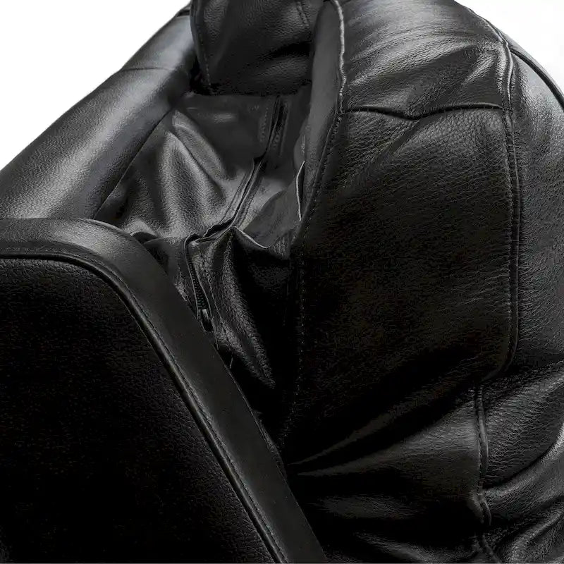 Causeuse inclinable électrique en cuir avec port USB, appuie-tête réglable, soutien lombaire réglable - S.O.