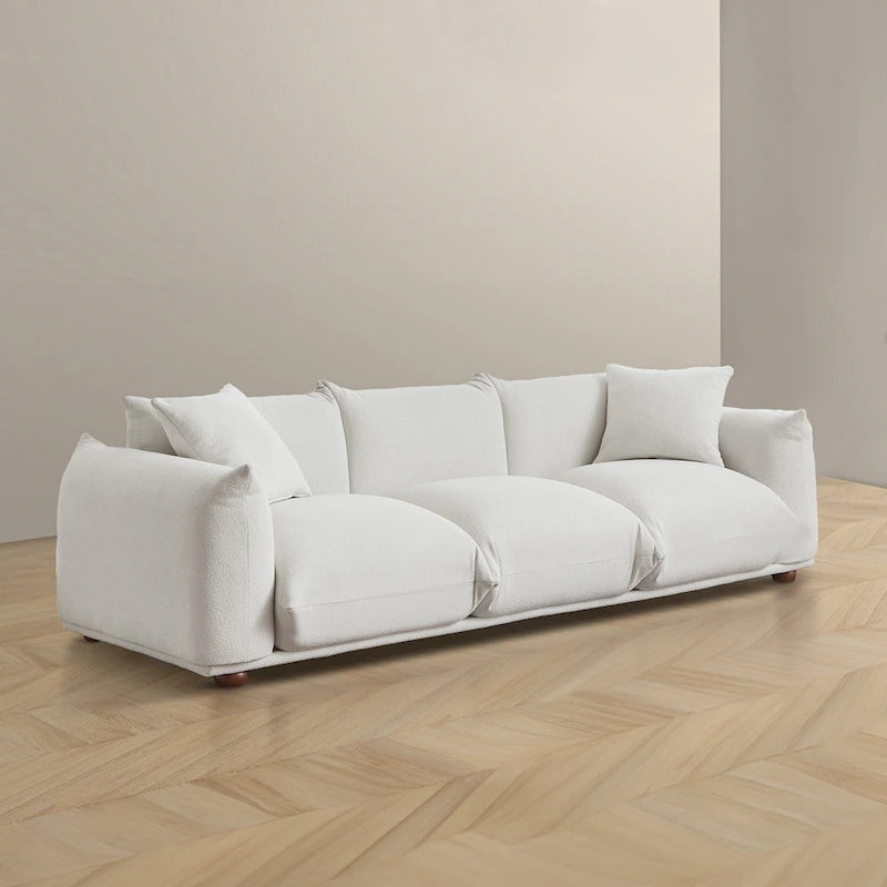 Canapé Arten Mid-Century Modern de Luxe en Boucle/Velours