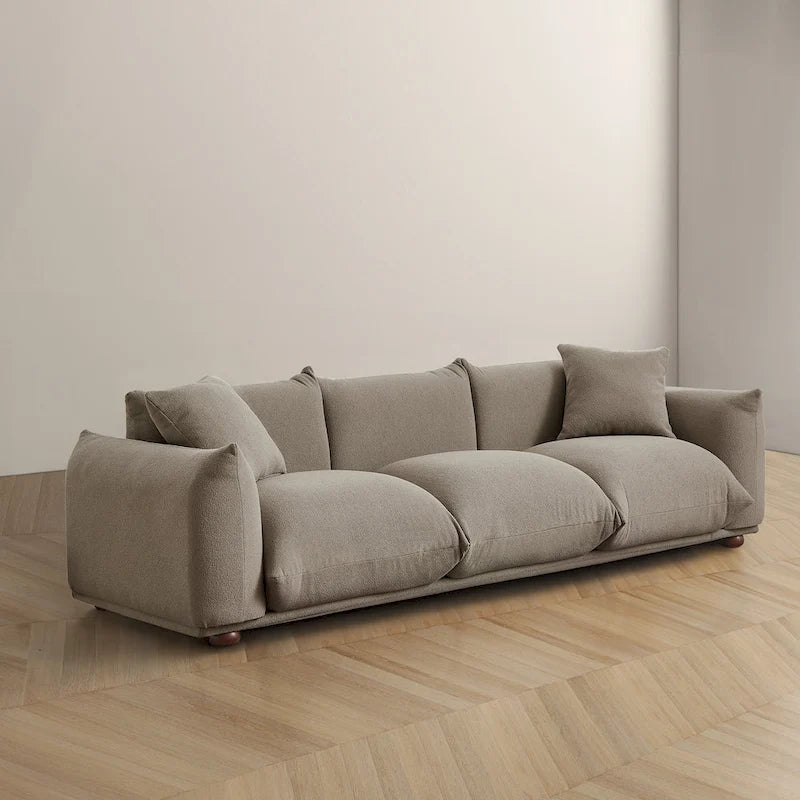 Canapé Arten Mid-Century Modern de Luxe en Boucle/Velours