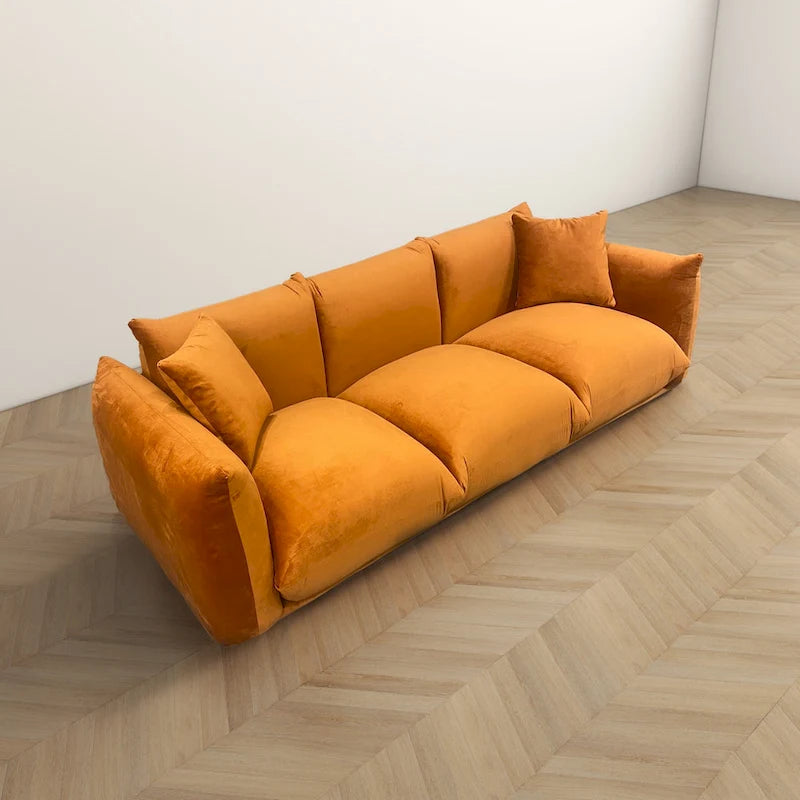 Canapé Arten Mid-Century Modern de Luxe en Boucle/Velours
