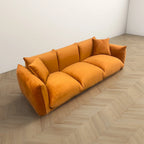 Canapé Arten Mid-Century Modern de Luxe en Boucle/Velours