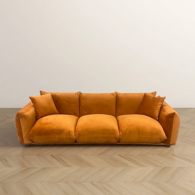 Canapé Arten Mid-Century Modern de Luxe en Boucle/Velours