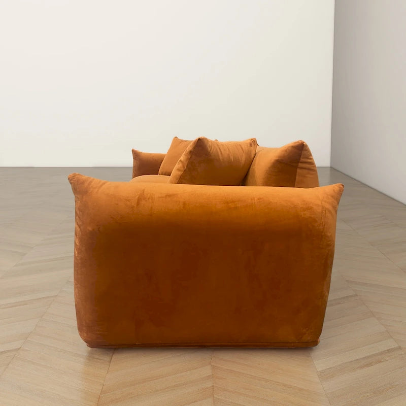 Canapé Arten Mid-Century Modern de Luxe en Boucle/Velours