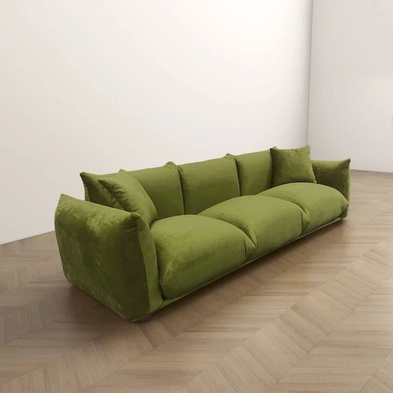 Canapé Arten Mid-Century Modern de Luxe en Boucle/Velours