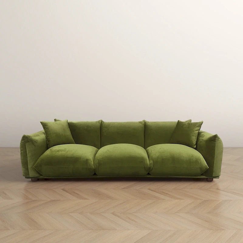 Canapé Arten Mid-Century Modern de Luxe en Boucle/Velours
