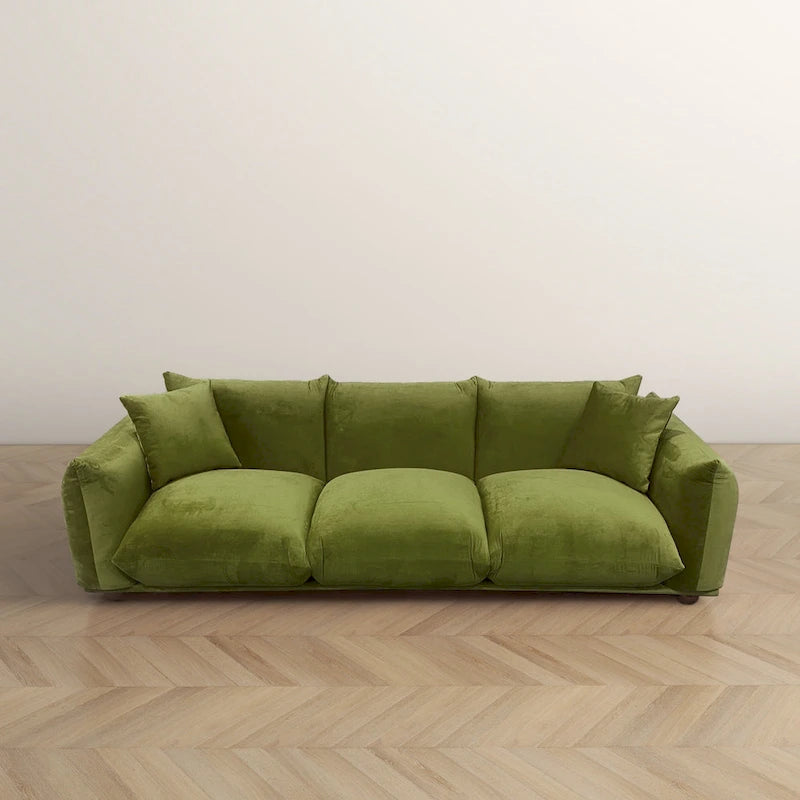Canapé Arten Mid-Century Modern de Luxe en Boucle/Velours