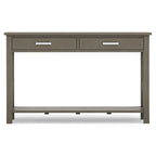 WYNDENHALL Waterloo Table console contemporaine en bois massif de 47 pouces de large - 47,4 pouces de large