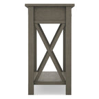 WYNDENHALL Waterloo Table console contemporaine en bois massif de 47 pouces de large - 47,4 pouces de large
