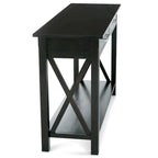 WYNDENHALL Waterloo Table console contemporaine en bois massif de 47 pouces de large - 47,4 pouces de large