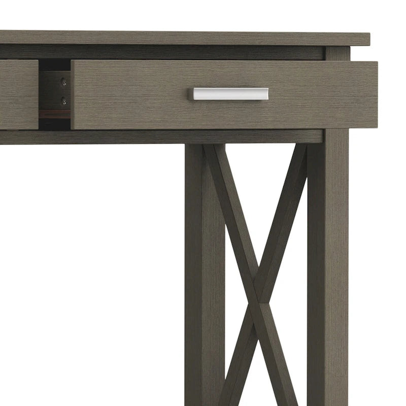 WYNDENHALL Waterloo Table console contemporaine en bois massif de 47 pouces de large - 47,4 pouces de large