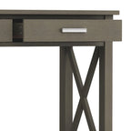 WYNDENHALL Waterloo Table console contemporaine en bois massif de 47 pouces de large - 47,4 pouces de large