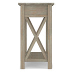 WYNDENHALL Waterloo Table console contemporaine en bois massif de 47 pouces de large - 47,4 pouces de large