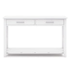WYNDENHALL Waterloo Table console contemporaine en bois massif de 47 pouces de large - 47,4 pouces de large