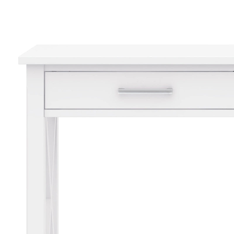 WYNDENHALL Waterloo Table console contemporaine en bois massif de 47 pouces de large - 47,4 pouces de large