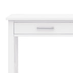 WYNDENHALL Waterloo Table console contemporaine en bois massif de 47 pouces de large - 47,4 pouces de large