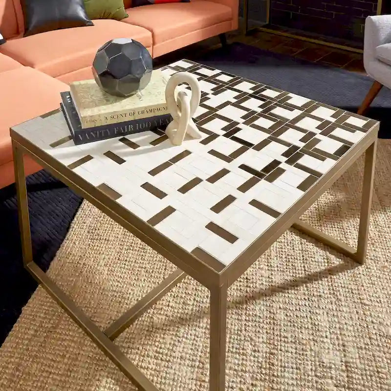 Table basse carrée Géométrique II