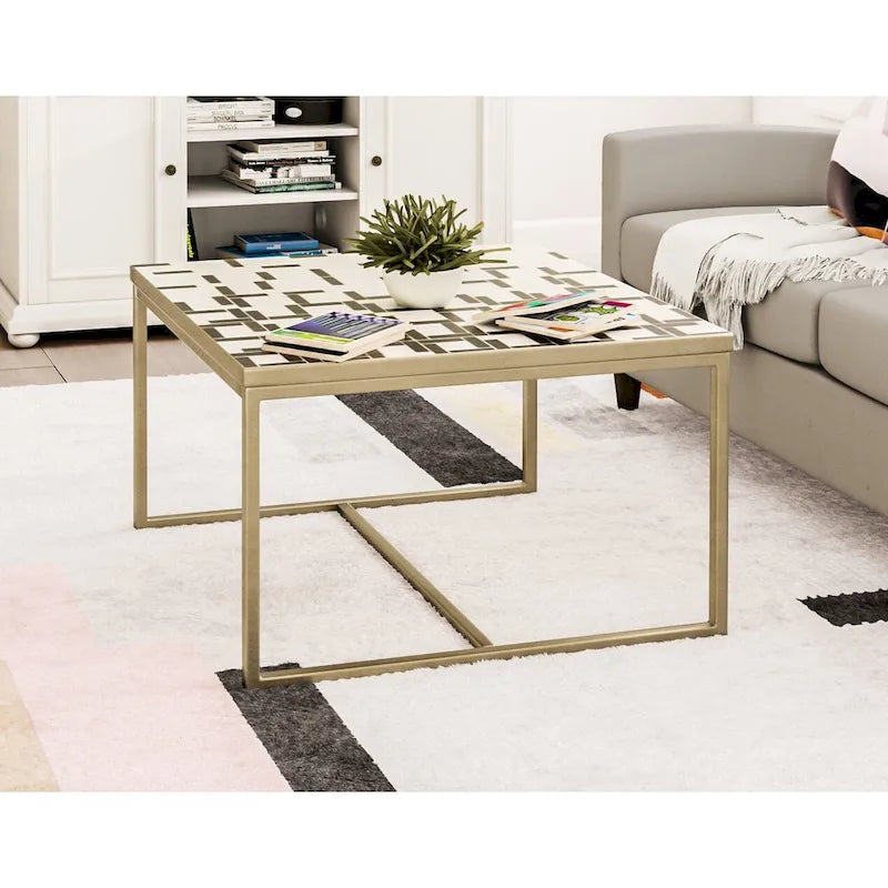 Table basse carrée Géométrique II