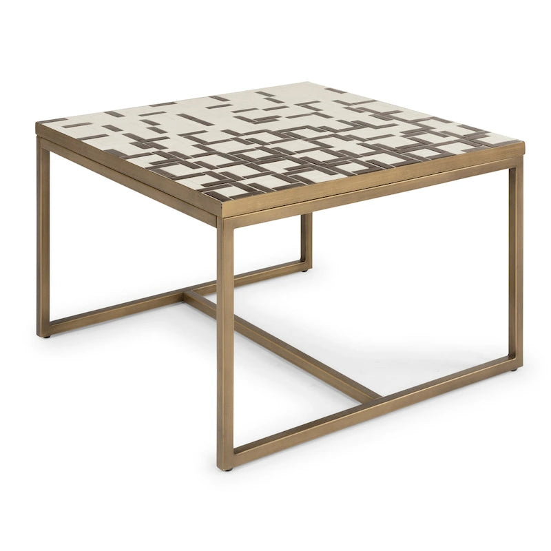 Table basse carrée Géométrique II
