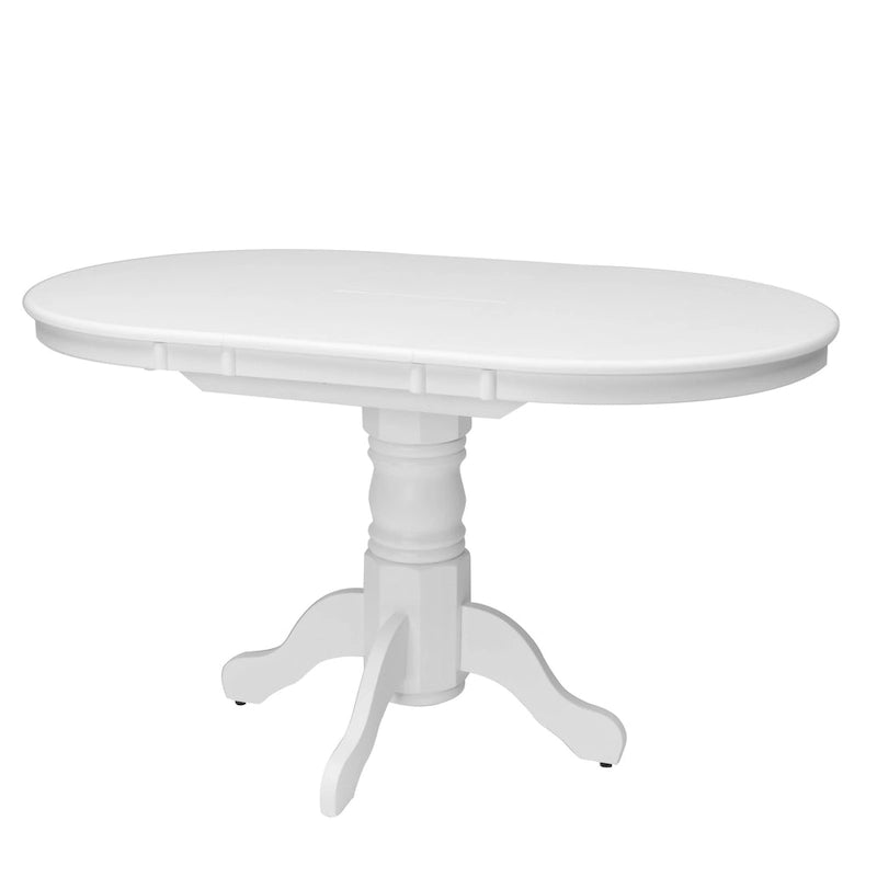 Table à manger ovale à piédestal extensible Dilon