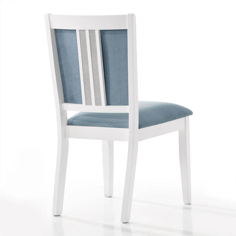 Chaises de salle à manger CraftPorch Luxurious Crystal Diamond Strip (Lot de 6)