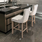 Tabourets de bar en velours
