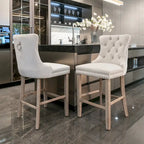 Tabourets de bar en velours