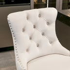 Tabourets de bar en velours