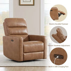 Fauteuil inclinable pivotant Jason Power avec ports de chargement USB pour appui-tête
