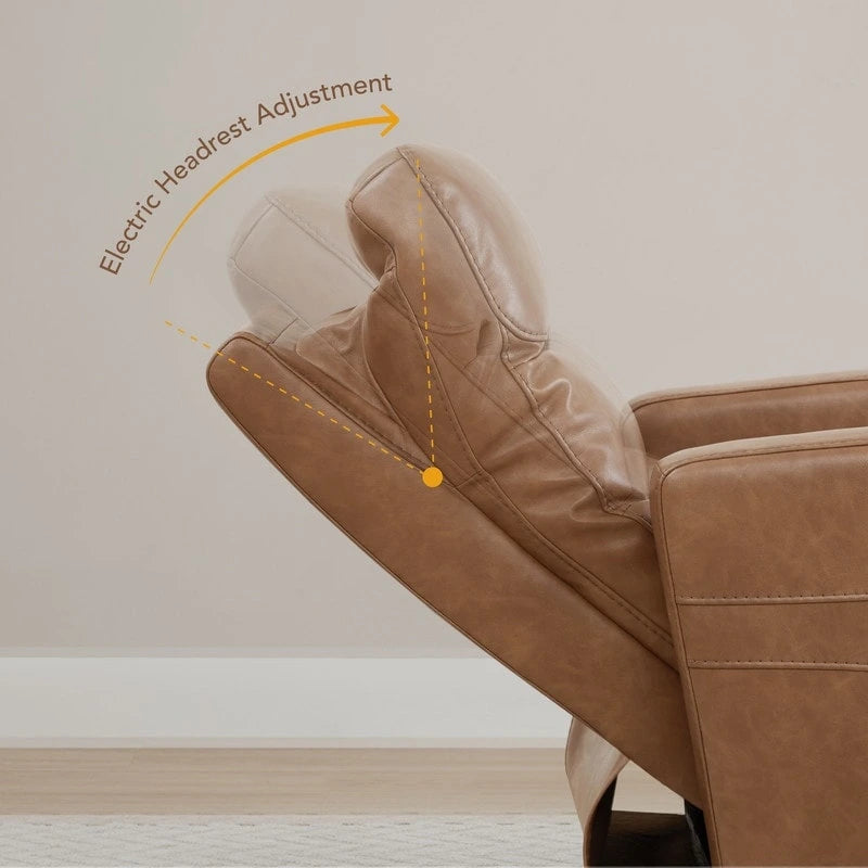Fauteuil inclinable pivotant Jason Power avec ports de chargement USB pour appui-tête